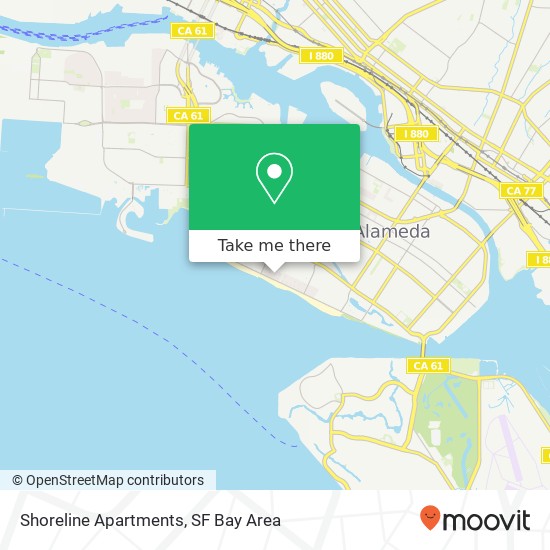Shoreline Apartments map