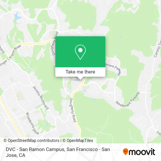 DVC - San Ramon Campus map