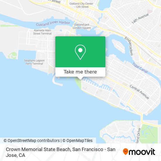 Mapa de Crown Memorial State Beach