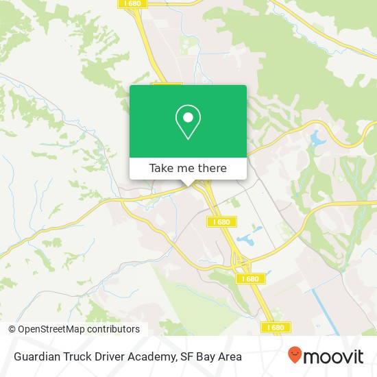 Mapa de Guardian Truck Driver Academy