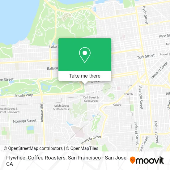 Mapa de Flywheel Coffee Roasters