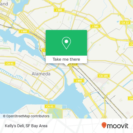 Kelly's Deli map