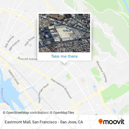 Eastmont Mall map