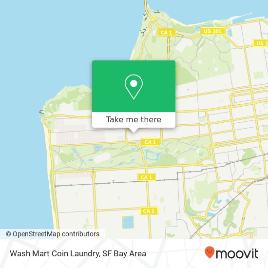 Mapa de Wash Mart Coin Laundry