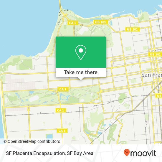 Mapa de SF Placenta Encapsulation