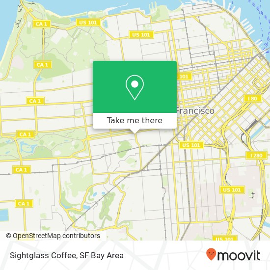 Mapa de Sightglass Coffee