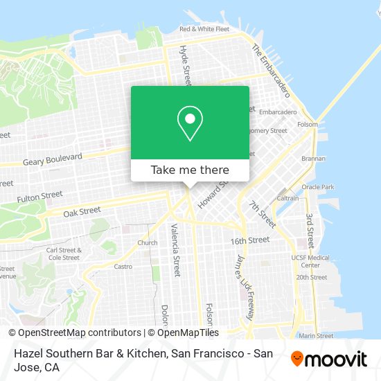 Hazel Southern Bar & Kitchen map