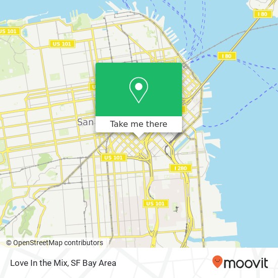 Love In the Mix map