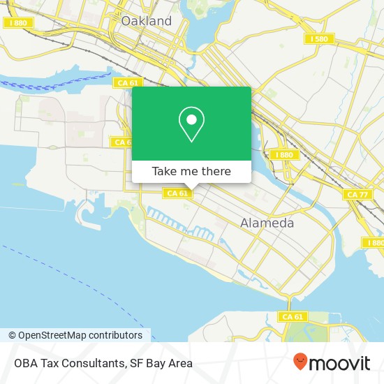 OBA Tax Consultants map