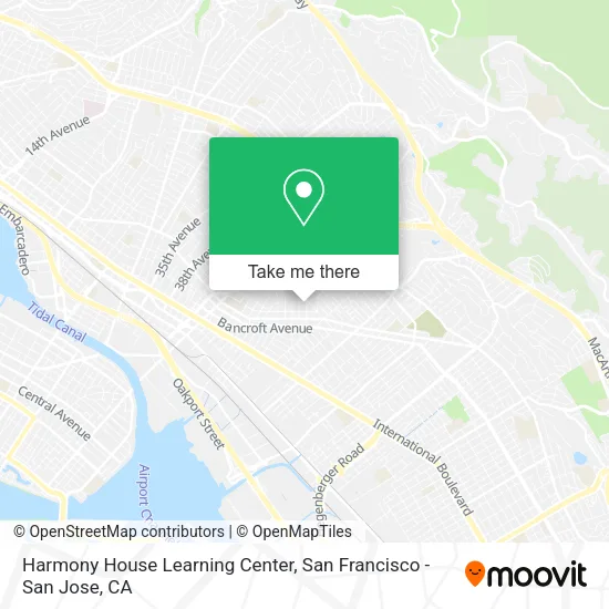 Harmony House Learning Center map