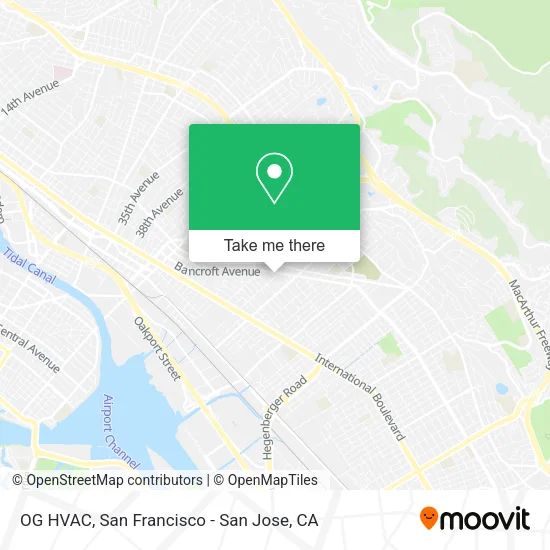 Mapa de OG HVAC