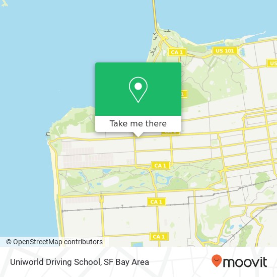 Mapa de Uniworld Driving School