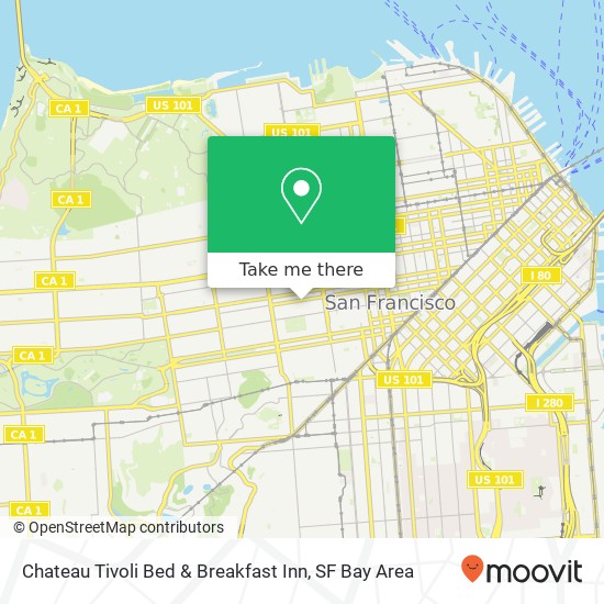 Mapa de Chateau Tivoli Bed & Breakfast Inn