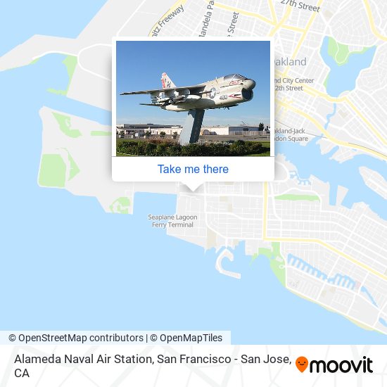 Alameda Naval Air Station map