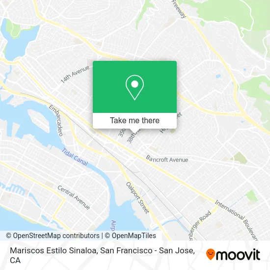 Mariscos Estilo Sinaloa map