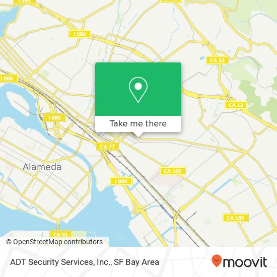 ADT Security Services, Inc. map
