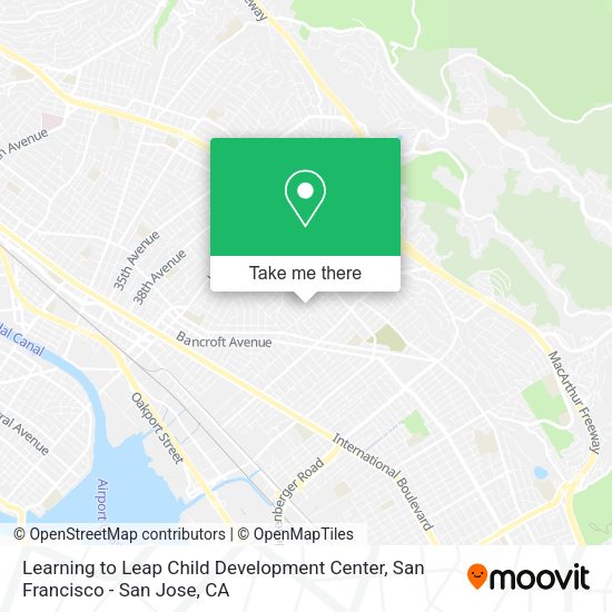 Learning to Leap Child Development Center map