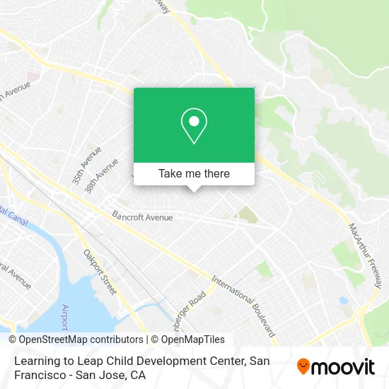 Mapa de Learning to Leap Child Development Center