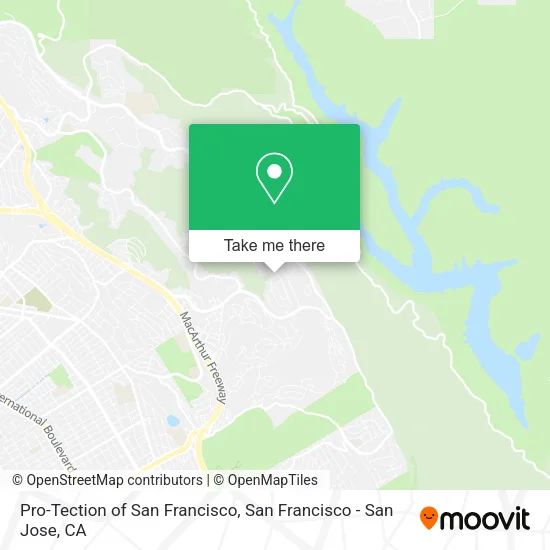 Pro-Tection of San Francisco map