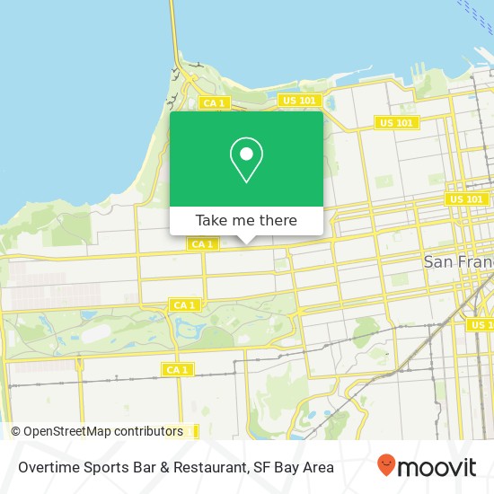 Overtime Sports Bar & Restaurant map