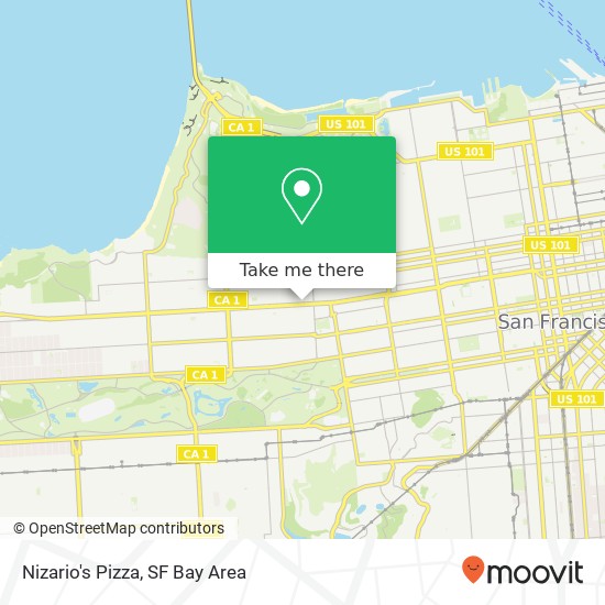 Nizario's Pizza map
