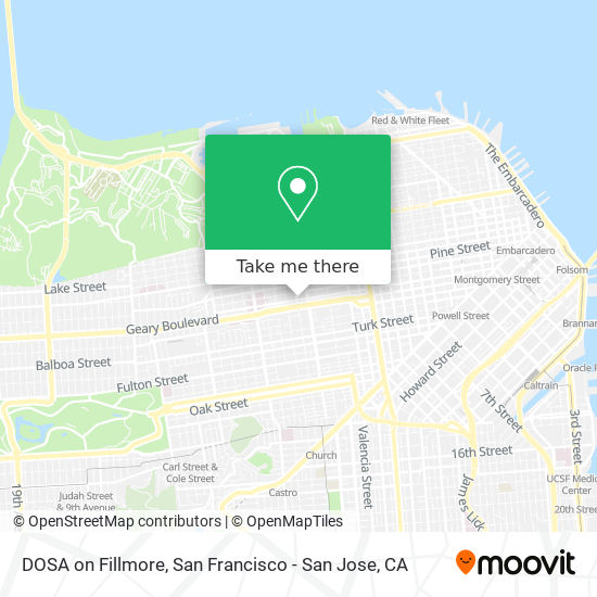 DOSA on Fillmore map