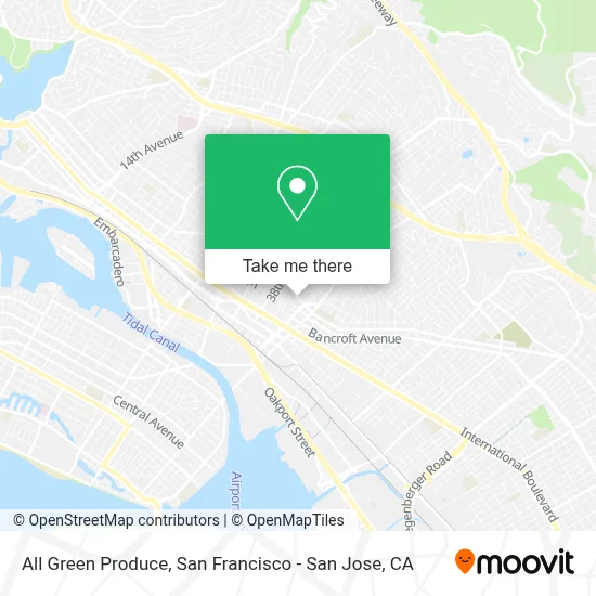 All Green Produce map