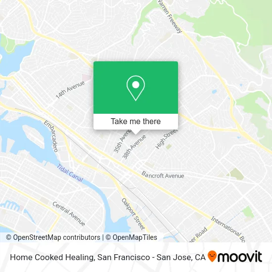 Home Cooked Healing map