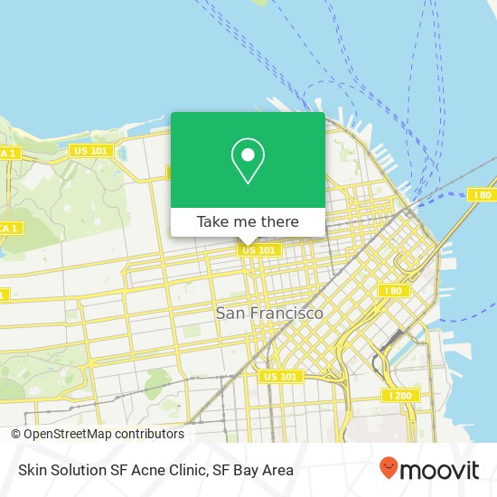 Skin Solution SF Acne Clinic map
