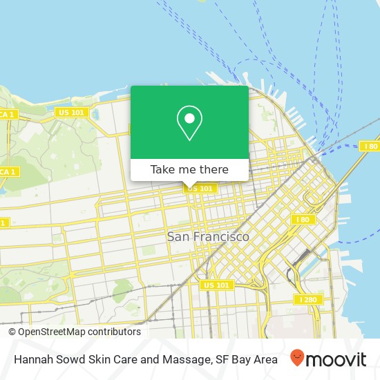 Hannah Sowd Skin Care and Massage map