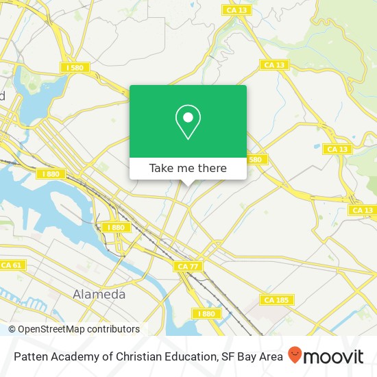 Mapa de Patten Academy of Christian Education