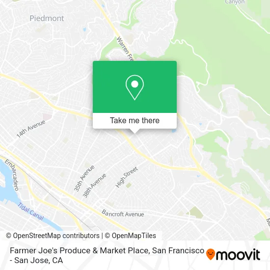 Mapa de Farmer Joe's Produce & Market Place