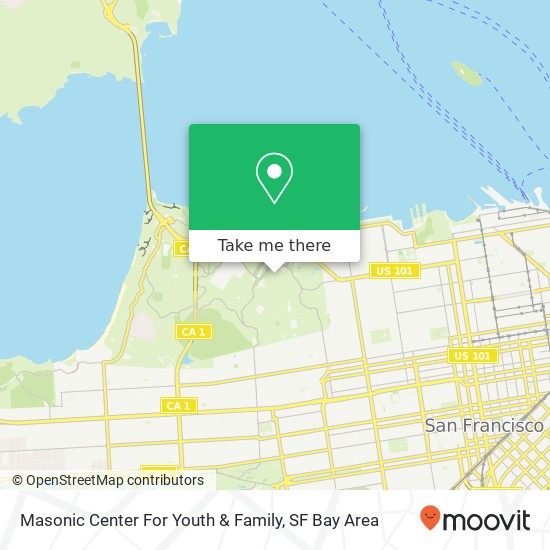 Mapa de Masonic Center For Youth & Family