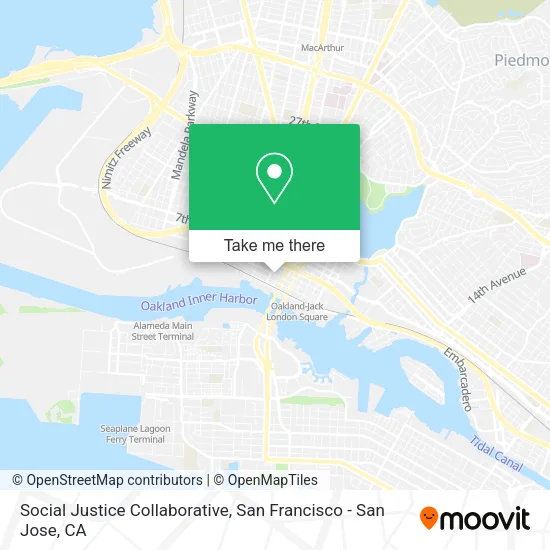 Social Justice Collaborative map