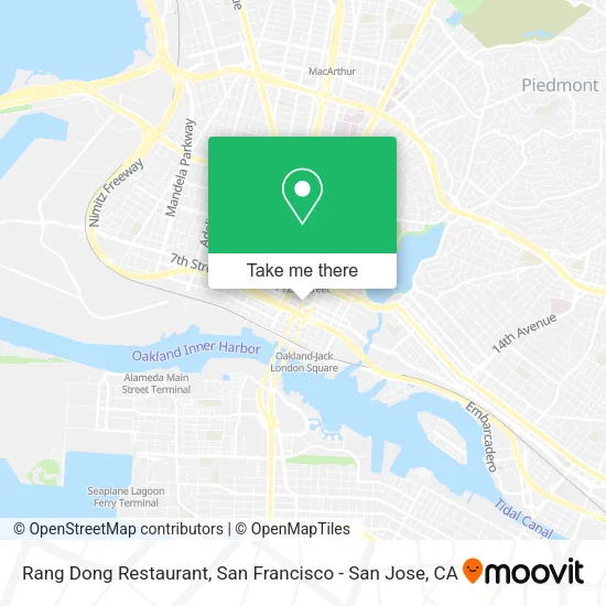 Mapa de Rang Dong Restaurant