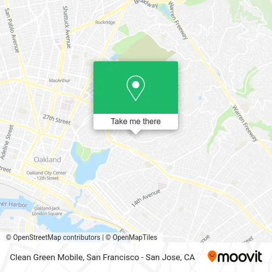 Clean Green Mobile map