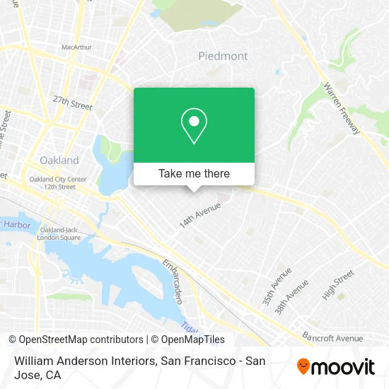Mapa de William Anderson Interiors