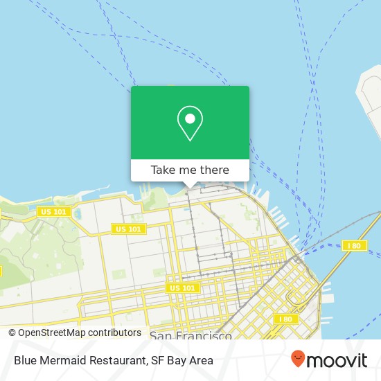 Blue Mermaid Restaurant map