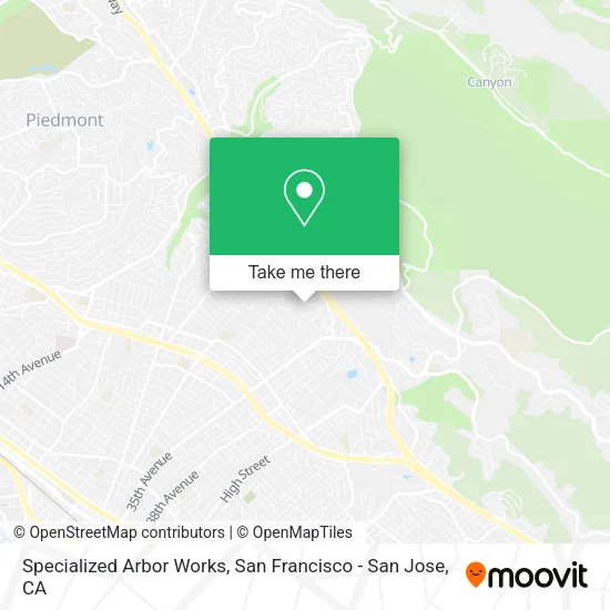 Specialized Arbor Works map