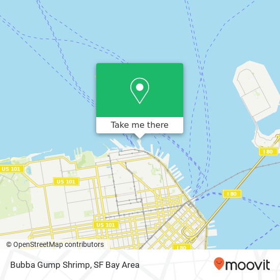Mapa de Bubba Gump Shrimp
