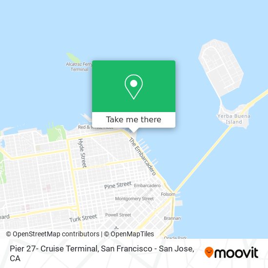 Pier 27- Cruise Terminal map
