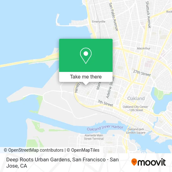 Mapa de Deep Roots Urban Gardens