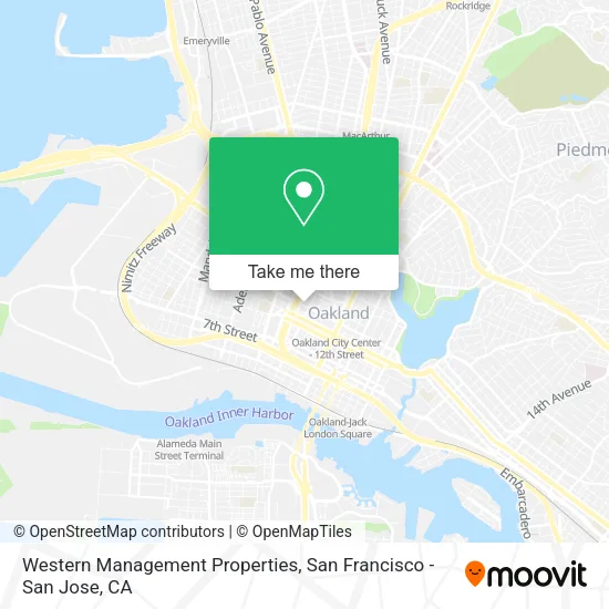 Western Management Properties map