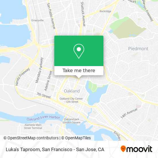 Luka's Taproom map