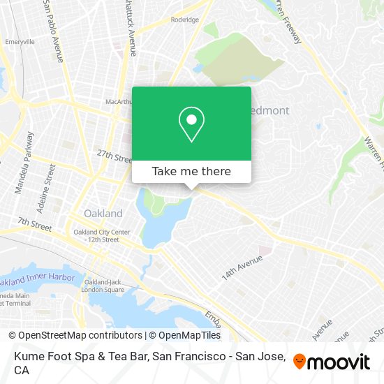 Mapa de Kume Foot Spa & Tea Bar