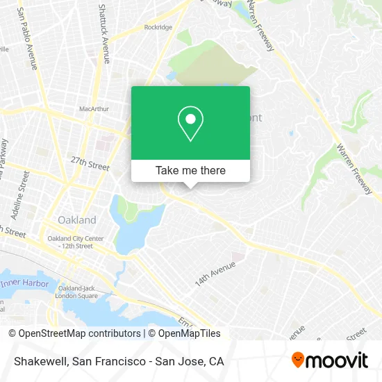 Shakewell map