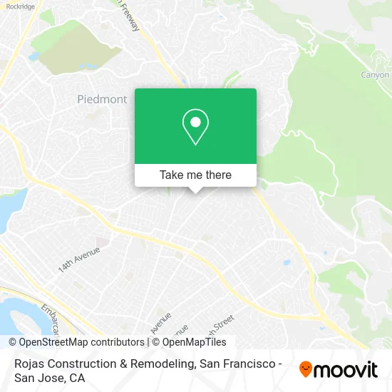 Rojas Construction & Remodeling map