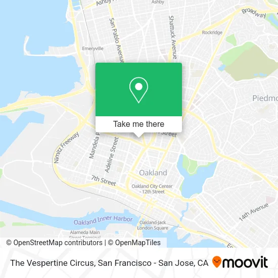 Mapa de The Vespertine Circus