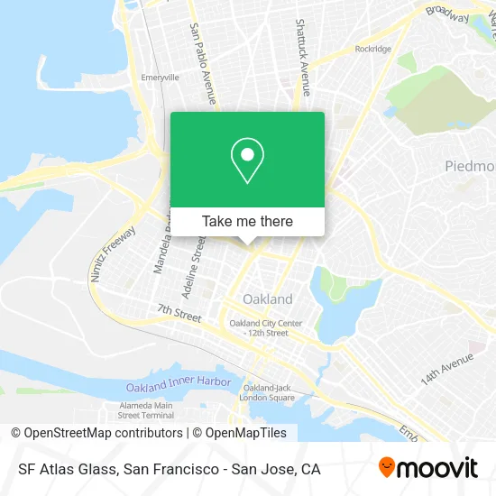 Mapa de SF Atlas Glass