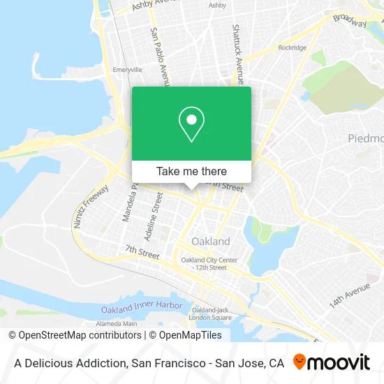 A Delicious Addiction map